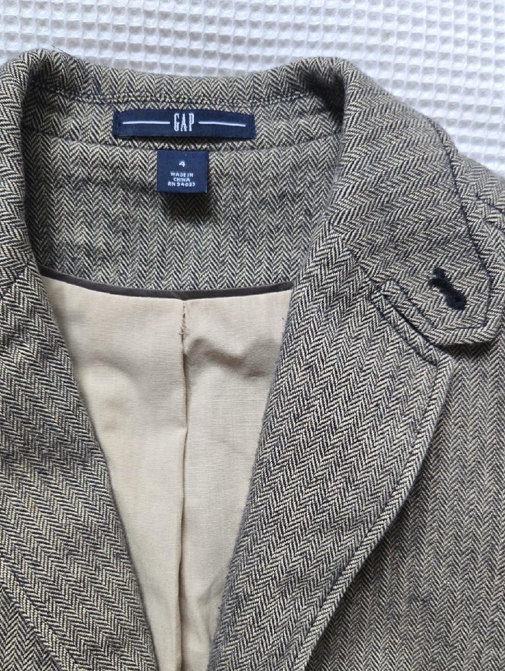 Gap Herringbone Blazer - Picture 2 of 5